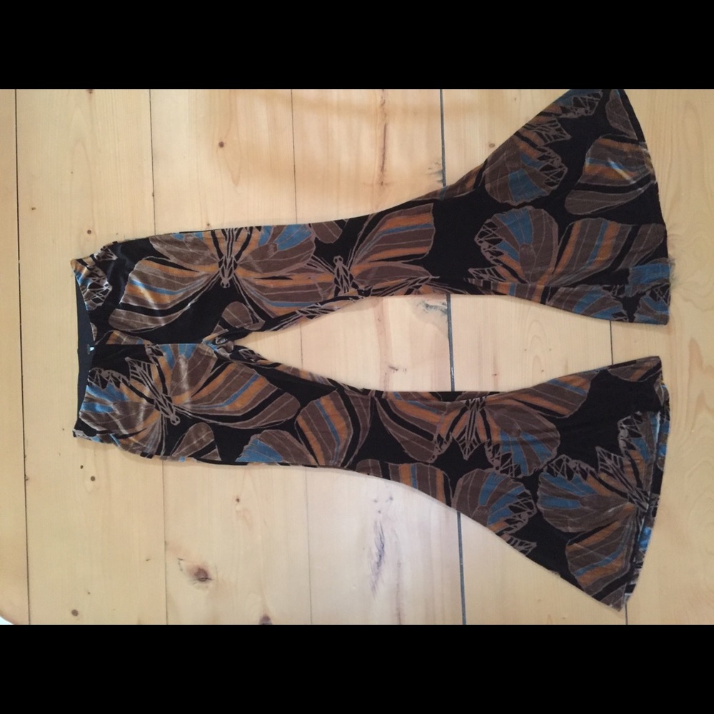 Free People colorful velvet bells size M